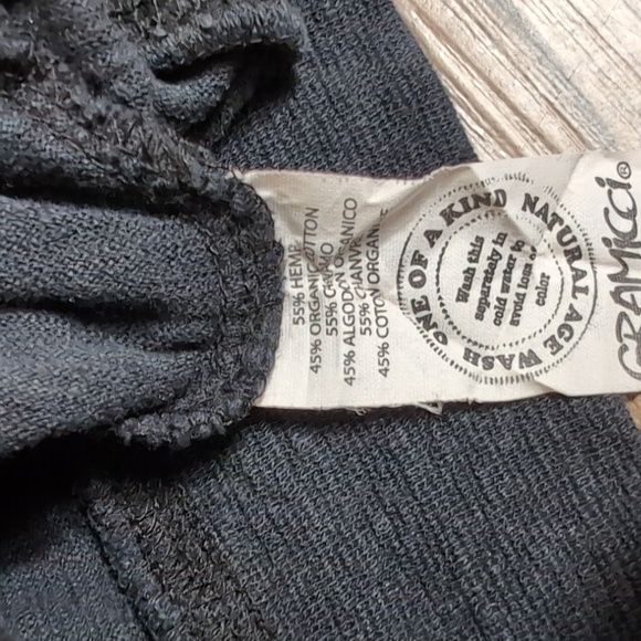 Gramicci Ziggy Short Sleeve Hemp Blend Hoodie Size Large In Faded Black - Picture 7 of 11